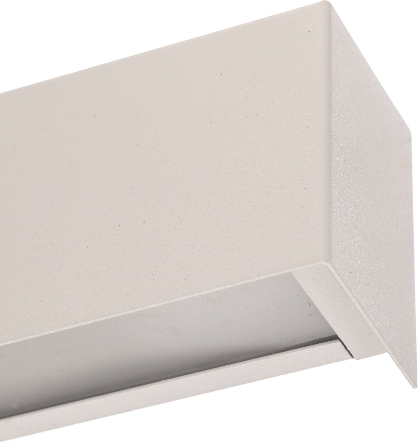 Wandlampe Straight S Nowodvorski Lighting, weiß / opal, für Wohn- / Esszimmer, Metall, Modern, LED Wandleuchte, Wandlampe Innen