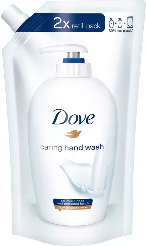 Dove - Pflegende Hand-Waschlotion Reichhaltige Pflege Nachfüllbeutel, Cream Wash Refill, 500  ml