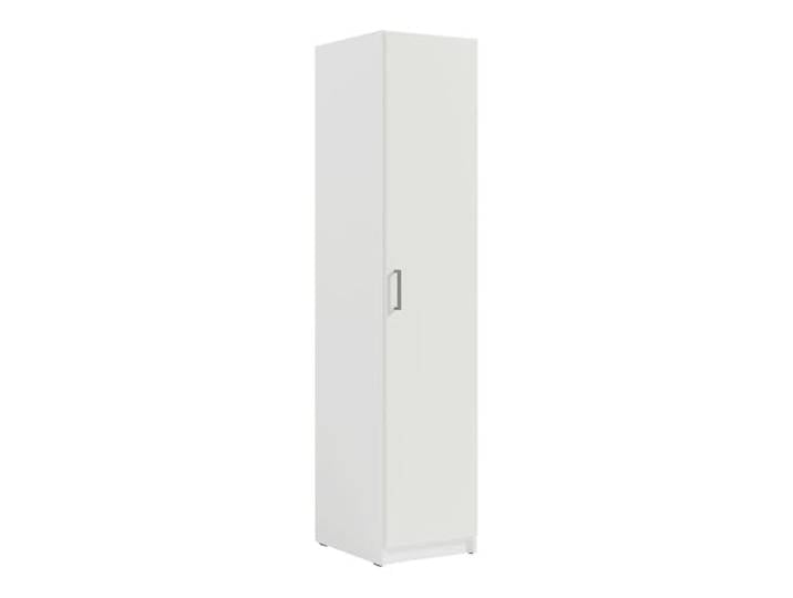 Lomadox Kleiderschrank 1-türig, 47cm breit, weiß