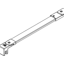 HSK Ersatzteile Stabilisationsbügel komplett für Exklusiv 2.0, Länge 1.220 mm, E100330-68 E100330-68