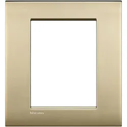 Legrand LNC4826OF Abdeckrahmen LIVINGLIGHT AIR, 3+3 Module, Farbe: Gold matt