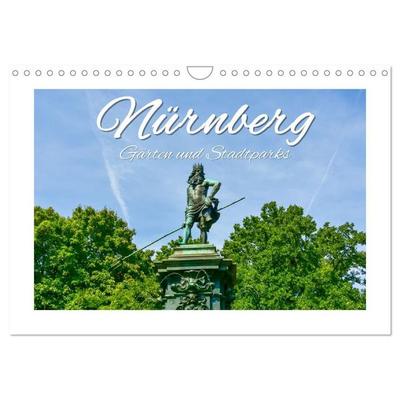 Nürnberg Gärten und Stadtparks (Wandkalender 2027 DIN A4 quer), CALVENDO Monatskalender