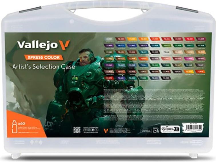 Vallejo Xpress Color Case Künstler-Auswahl 60 Flaschen