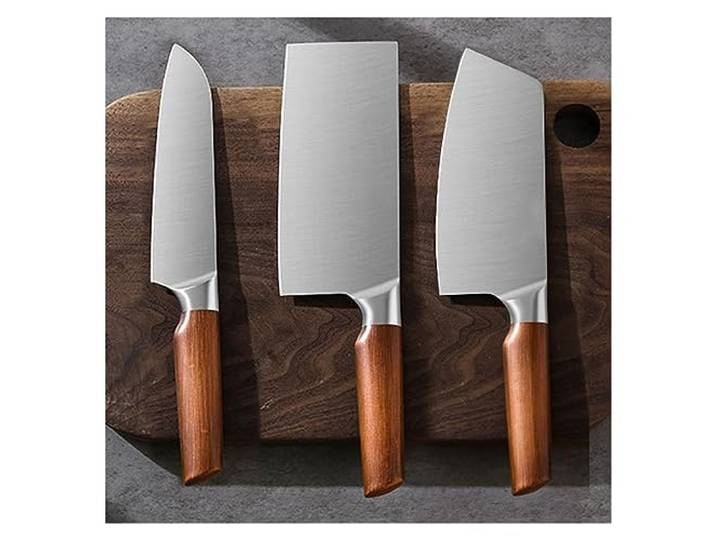 Ultrascharfes Küchenmesser aus Edelstahl, Kochmesser, Aufschnittmaschine for Hacken von Fleisch, Hackbeil, Fisch, Gemüse, Schneiden, Hacken, Metzgermesser