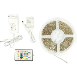Synergy 21, LED Streifen, LED Flex Strip RGB-W DC12V KOMPLETT Set V2 (Mehrfarbig, RGBW, 500 cm, Indoor)