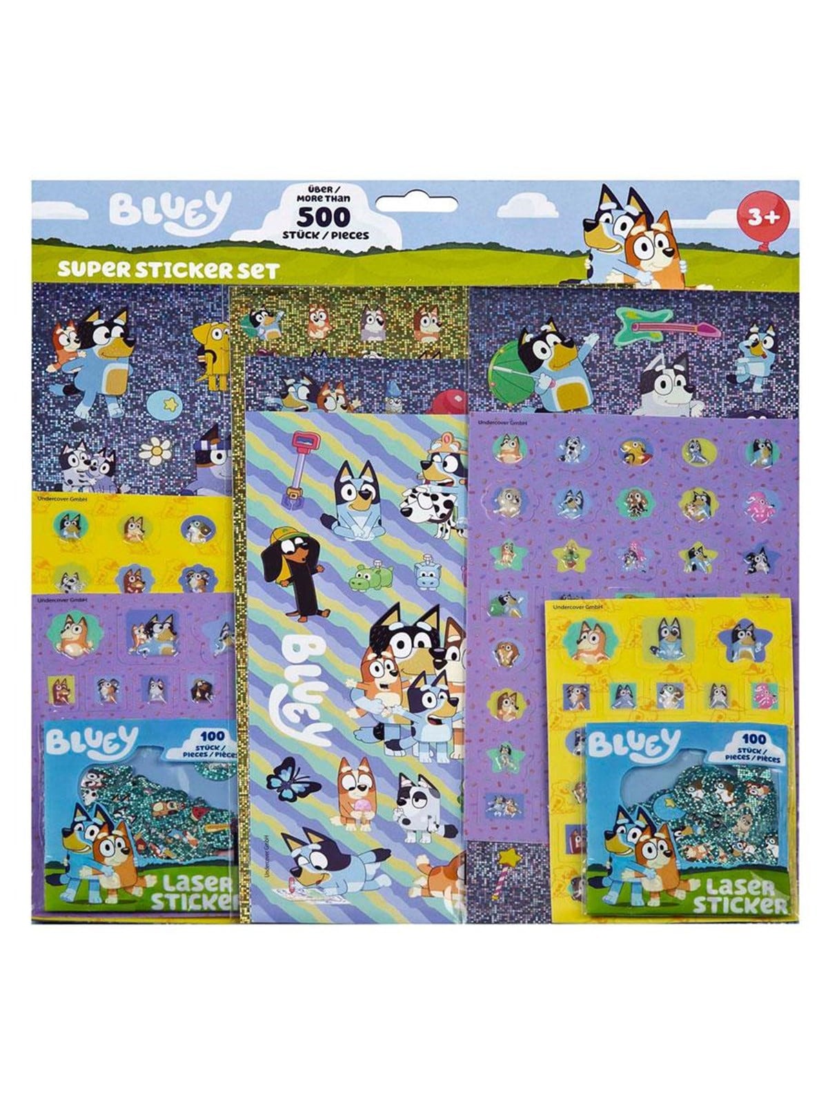 Bluey super sticker set