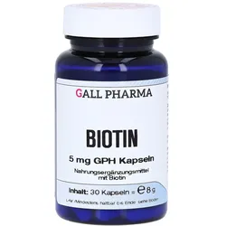 Biotin 5 mg GPH Kapseln 30 St