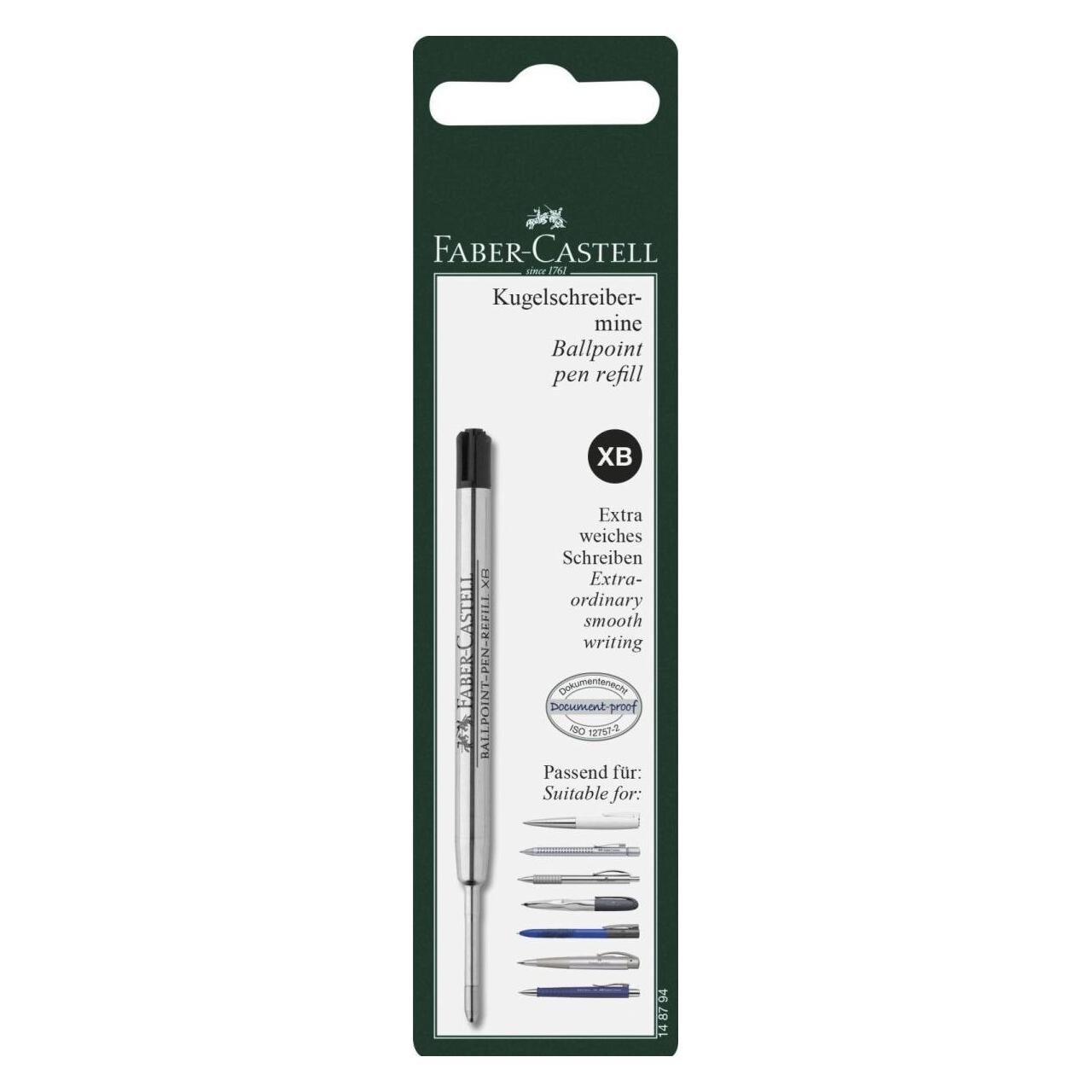 Faber-Castell Kugelschreibermine XB (Schwarz, 0.60 mm, 1 Stk.) (148794)