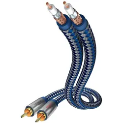 Inakustik Premium Stereo-Verbindung (1.50 m, Cinch Kabel), Audiokabel