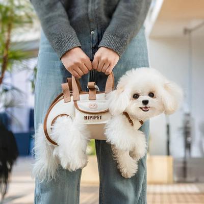 United Hipipet Portable Pet Carrier Bag Crossbody Shoulder Sling For Small Cats And Dogs brown xl