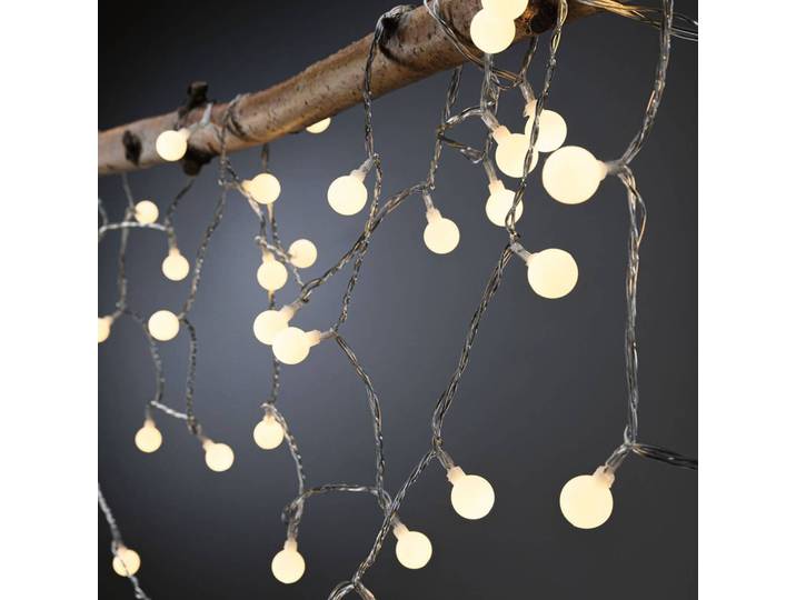 Paulmann Plug & Shine LED-Lichterkette mini, 7,5 m Lichterkette dimmbar, schwarz, Kunststoff