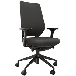 fm Büromöbel Bürostuhl »Asiento« mit Armlehnen Komfort schwarz