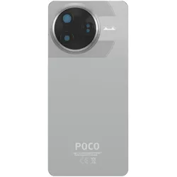 Xiaomi Original Akkudeckel Poco F7 Pro (Abdeckung, Xiaomi Poco F7 Pro), Mobilgerät Ersatzteile, Silber