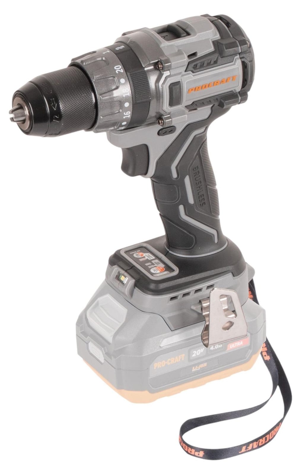 Procraft Industrial CD20Abb accu-klopboormachine 20 V 85 Nm Solo
