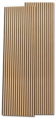 Art3d 24''x94.5'' Wood Slat Acoustic Wall Paneling for Interior and Ceiling Decor,Pack of 2