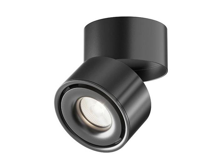 Maytoni Led-Spot, Schwarz, Metall, F, 10.5 cm, CE, gleichmässige Lichtverteilung, Lampen & Leuchten, Innenbeleuchtung, Spots & Strahler, Einbauspots