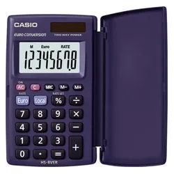 Casio, Taschenrechner, Taschenrechner HS-8VER (Batteriebetrieb, Solarenergie)