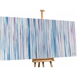 ÖLGEMÄLDE XXL Blau 200/100 cm
