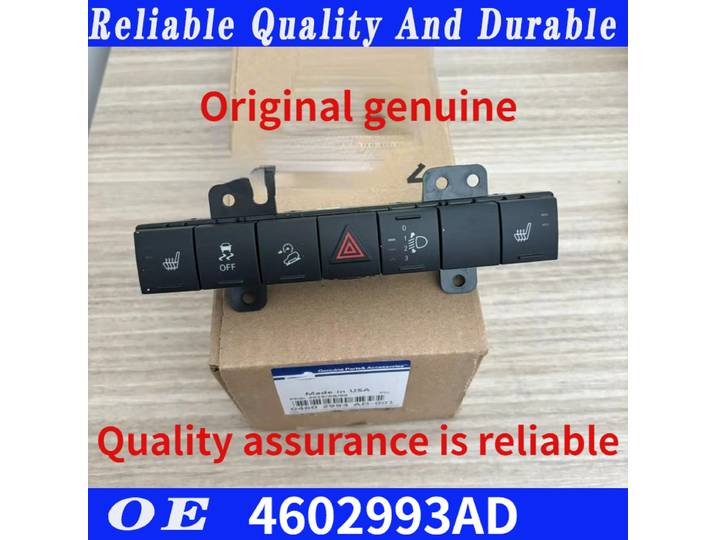 Interrupteur de voyant d'avertissement à Double saut Original, 6 jeux de commutateurs 04602993AE 4602993AC, adapté à Jeep Wrangler Freeman 11-18