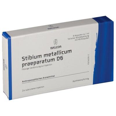 Stibium Metallicum Praeparatum D 6 Ampullen 48x1 ml