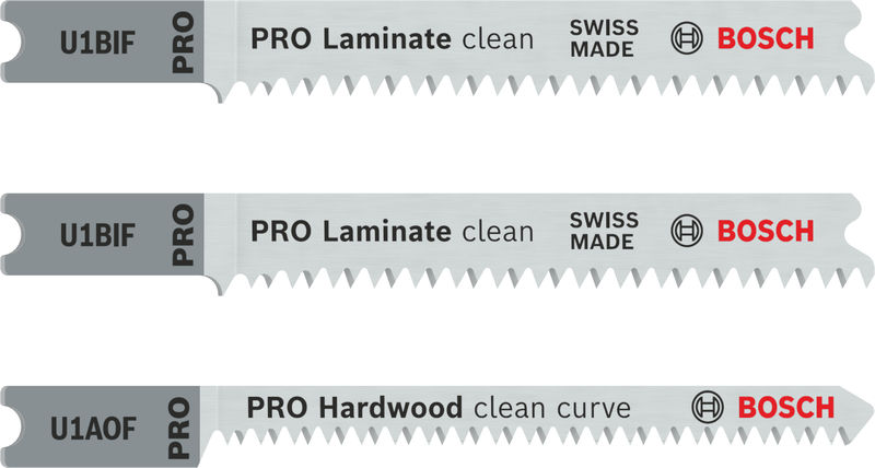 Bosch PRO Laminate Set, U-Schaft, 3-tlg. 2608636430