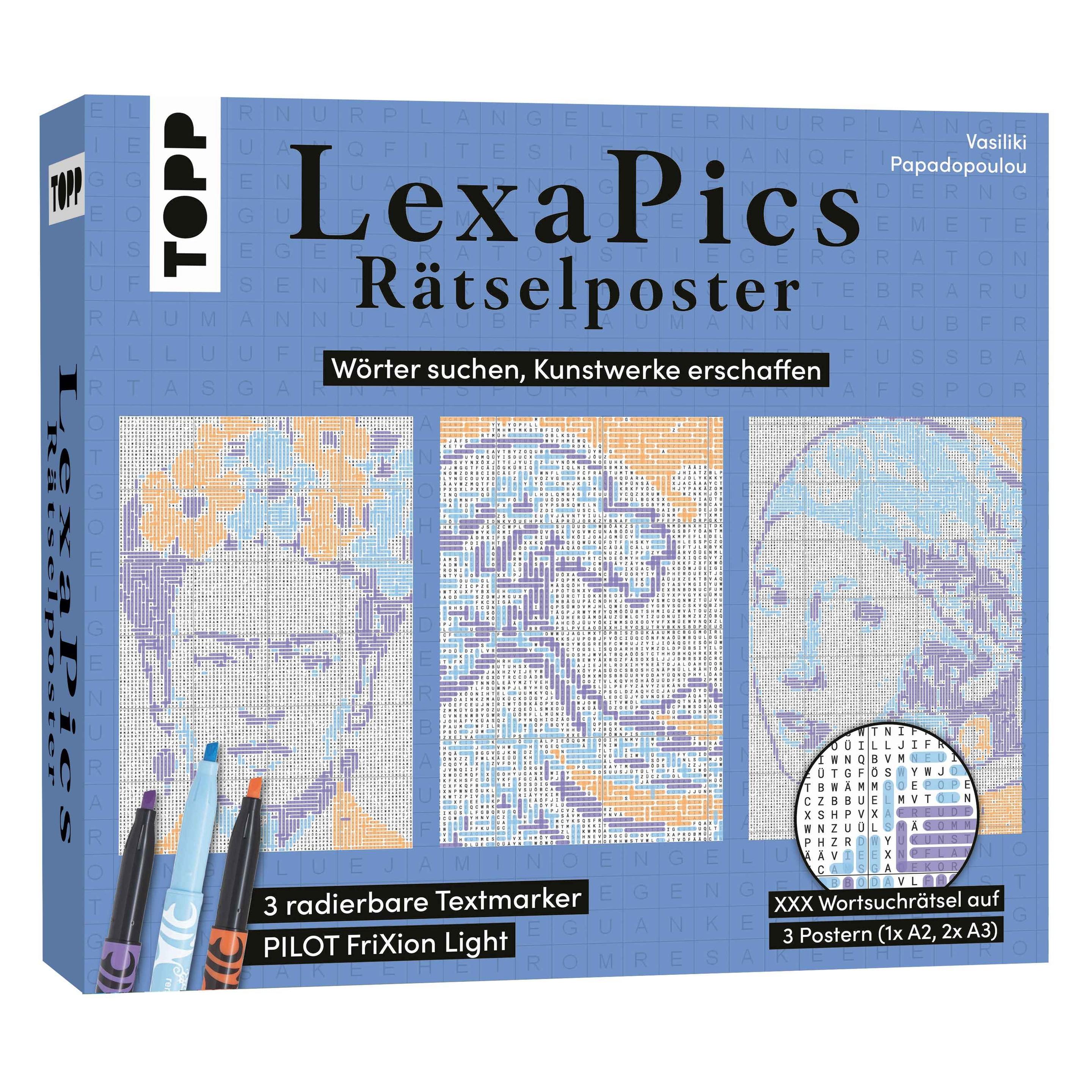 Frech Rätsel-Set LexaPics - Wörter suchen, Kunstwerk... (Deutsch) (69891057)