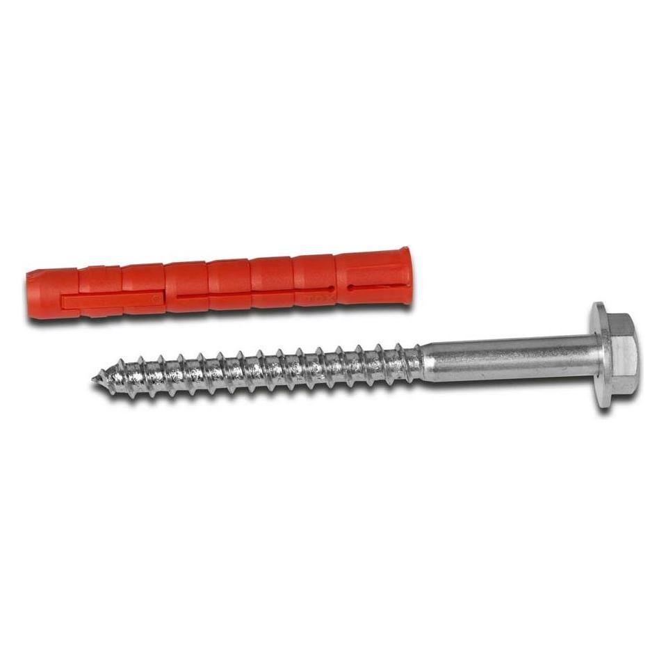 Moravia Dübel 12x90 mm mit Schraube 10x120 mm Für Sperrpfosten und Bodenschwellen (4 Stk.) (109.17.393)