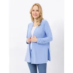 KIM & CO. Cardigan, 1/1-Arm Brazil Knit Jersey Seitenschlitze figurumspielend