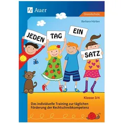 Jeden Tag ein Satz - Klasse 3-4, Schulbücher von Barbara Hürten, Nicola Pronobis