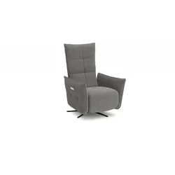 SOMETA Sessel Austin Stoff Grau Stone