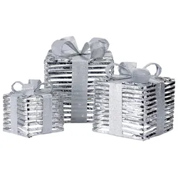 Geschenkboxenset Noel Silberfarben