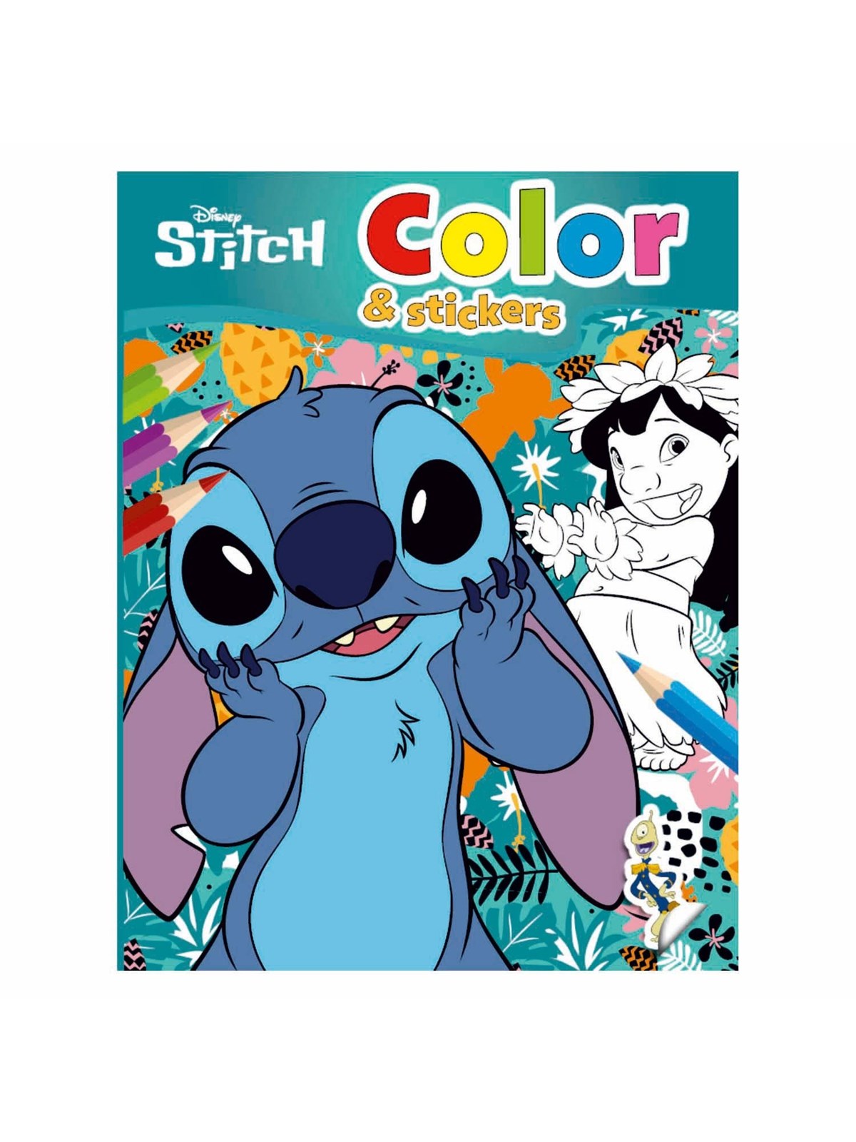 Boek Specials Nederland BV Stitch Coloring Book and Stickers