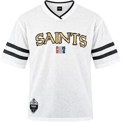 New Era, Herren, Sportshirt, NFL Mesh Jersey Trikot PARIS New Orleans Saints - XL (XL), Weiss