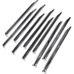 Berger V-Profil Zelthering 22 cm aus Aluminium für gemischte Böden, 10er-Pack