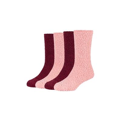 Socken CAMANO "warm & cozy", Damen, Gr. 39-42, rosa (blush rosé), Elasthan, Polyester, normal, Socken Socken, bequem, weich, soft, kein Einschneiden, winter warm cozy