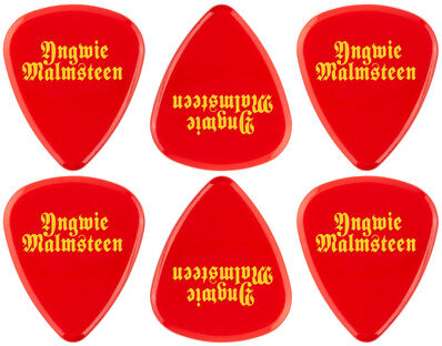 Dunlop Yngwie Malmsteen RED Pick Red