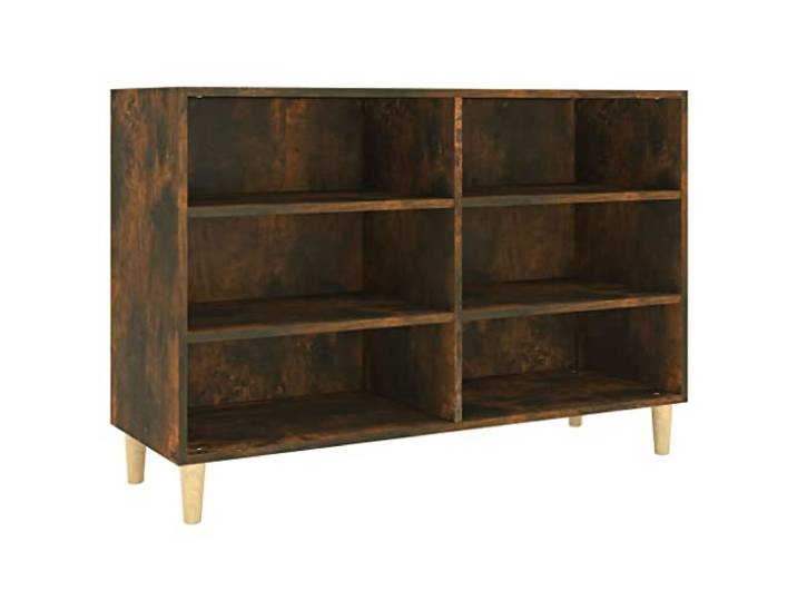 YUTAASU Sideboard Räuchereiche 103,5x35x70 cm Holzwerkstoff