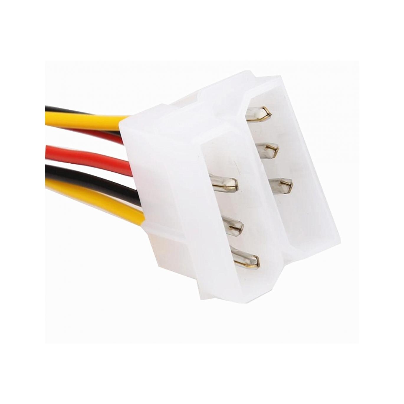PowerGuard 6-Pin Grafikkarten Stecker auf 2x 4-Pin Molex Power Adapter (15 cm, 4 pin Molex) (00023127)