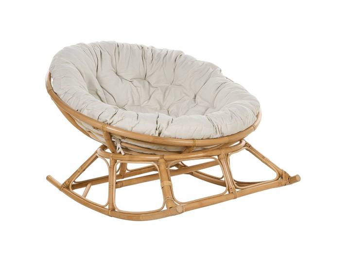 SCHAUKELSTUHL Rattan naturfarben/hellbeige Orvieto