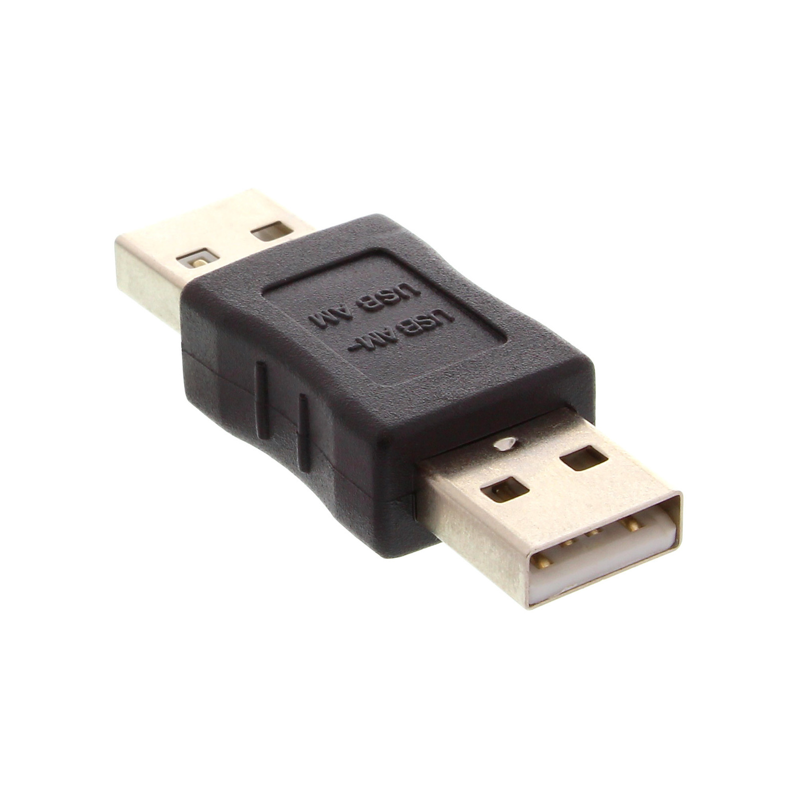 InLine 33441 USB 2.0 adapter, type A naar type A