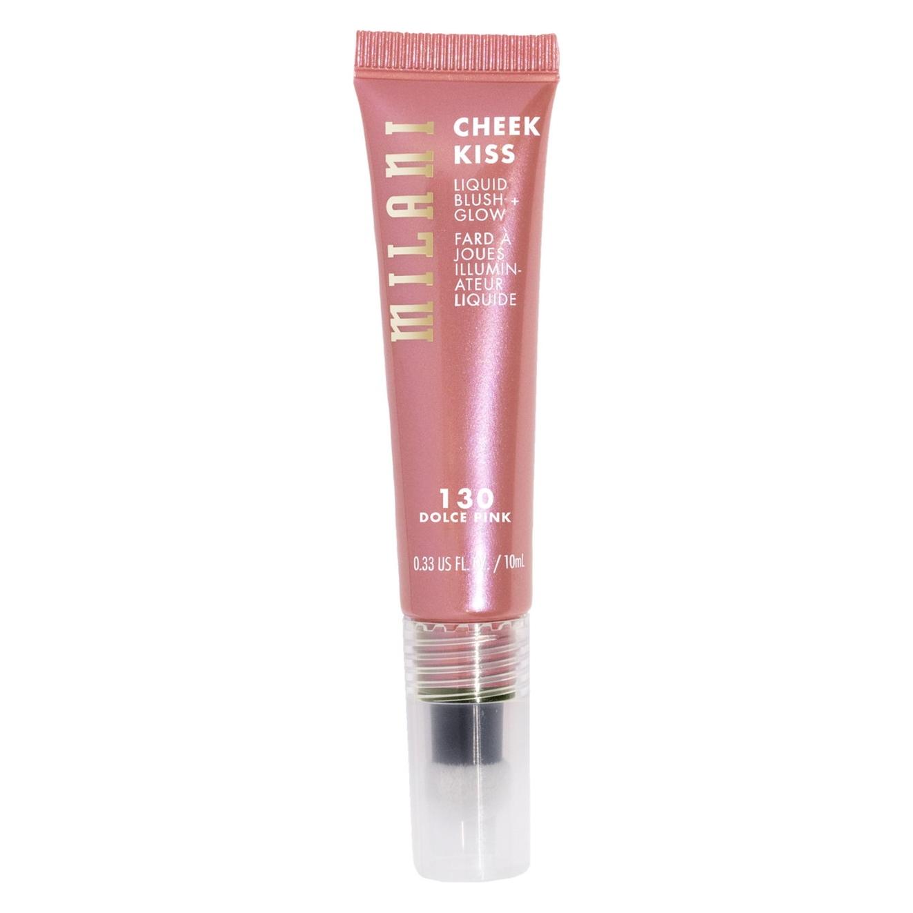 Milani Cheek Kiss Blush + Glow, Illuminating, Liquid Blush, 130, Dolce Pink, 10 ml For Women (130 Dolce Pink) (71403964)