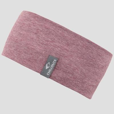 Stirnband CHILLOUTS "Arica Headband", Damen, rosa (rot), Web, Materialmix, meliert, Mützen Stirnband, hautfreundlich, atmungsaktiv, regulierend
