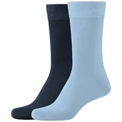 2er Pack camano Silky Feeling Crew Socken Damen 5081 - angel falls 39-42