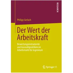 Der Wert der Arbeitskraft, Fachbücher von Philipp Gerlach