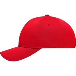 Myrtle Beach Unisex 6-Panel Sport Mesh Kappe Netz Cap MB6214 red one size