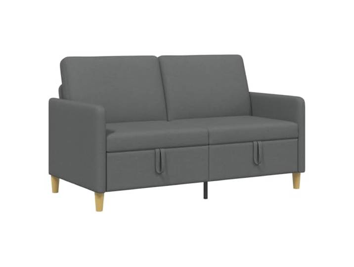 Todiikf 2-Sitzer Sofa mit Stauraum Dunkelgrau 152 x 78 x 87 cm Kompakte 2er Couch mit integriertem Truhenfach für Wohnzimmer und Gästezimmer. Abnehmbare Bezüge erleichtern die Pflege.
