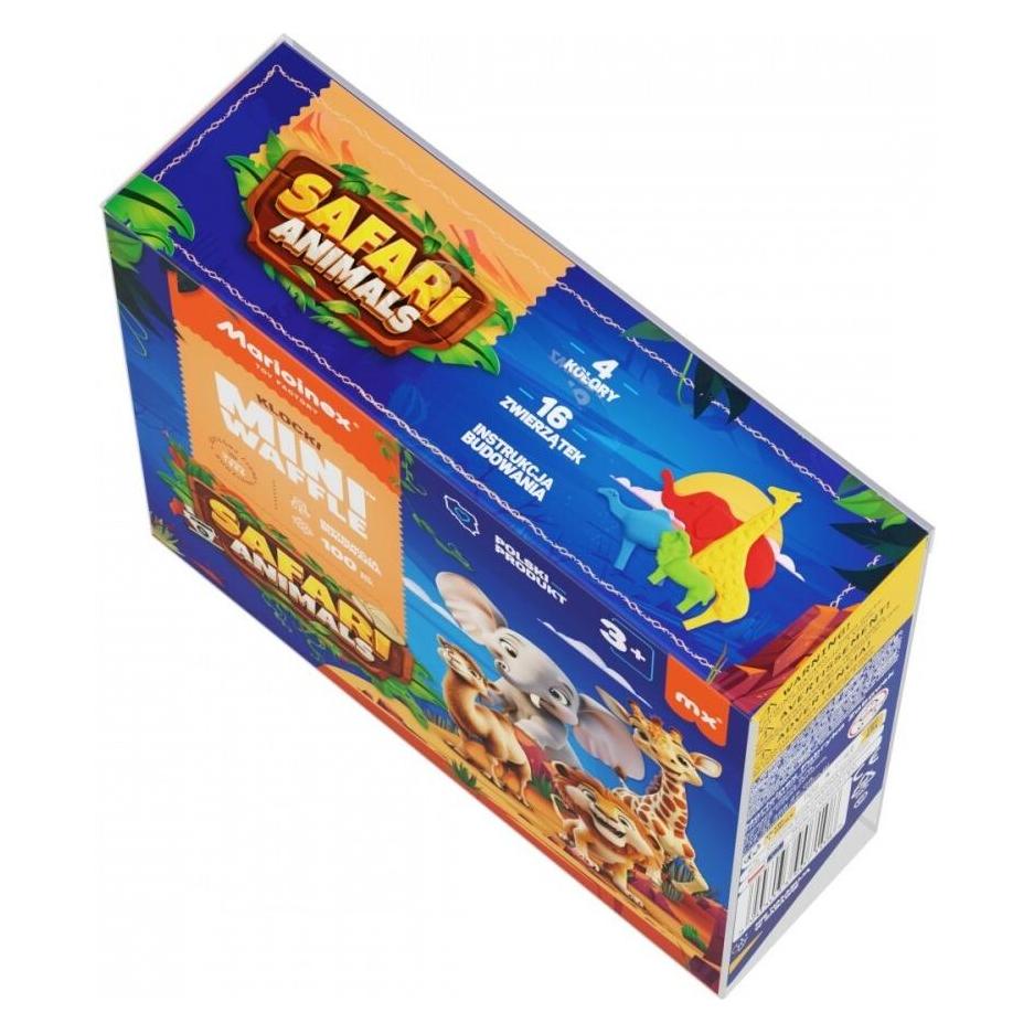Marioinex Mini Waffel 100el Tiere Safari (907108)