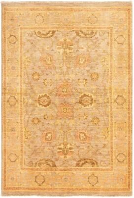 Ecarpetgallery Hand-knotted Chobi Finest Grey Wool Rug
