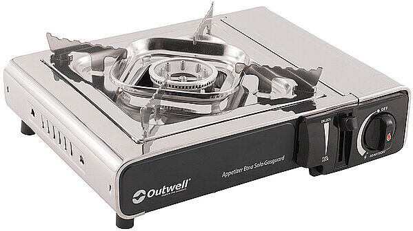 OUTWELL Gaskocher Appetizer Etna Solo Gasguard 2200W silber B