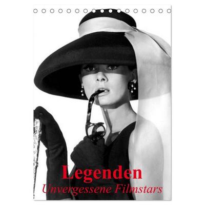 Legenden - Unvergessene Filmstars (Tischkalender 2027 DIN A5 hoch), CALVENDO Monatskalender